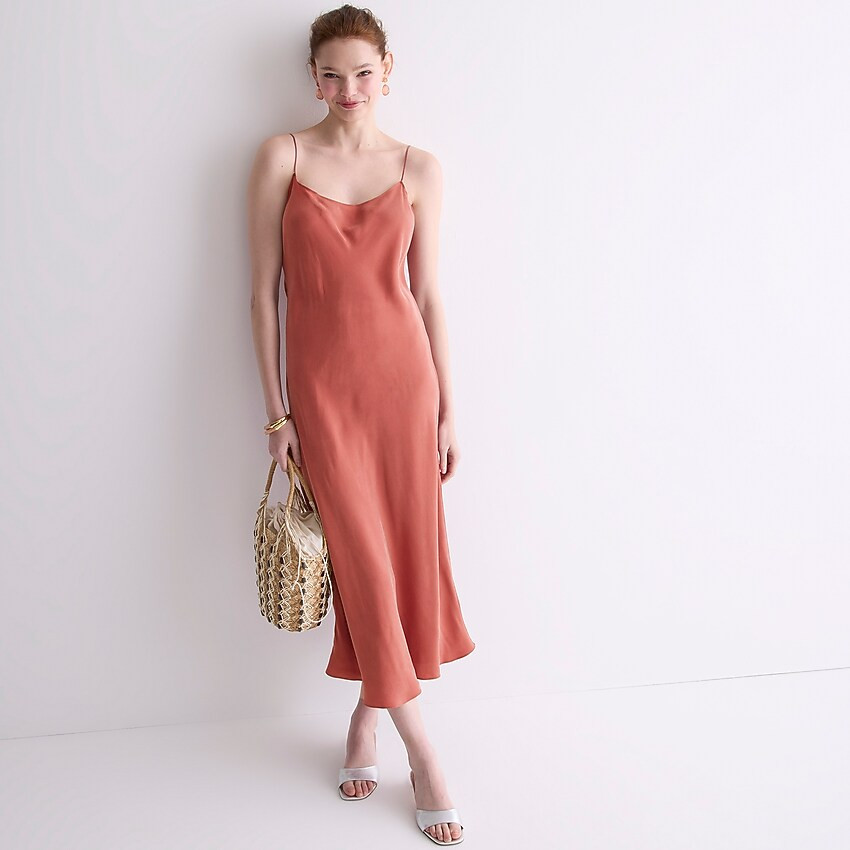 Gwyneth cupro slip dress | J. Crew US