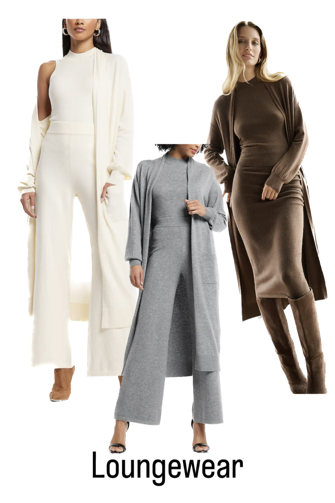 A beautiful and comfy loungewear is a must! I love a nice cardigan! And this comes in 3 colors 🤍🤎

#LTKunder100 #LTKhome #LTKstyletip