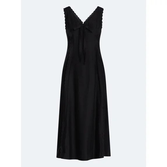 Scoop Women's and Women's Plus Maxi Keyhole Dress, Sizes 0-26W | Walmart (US)
