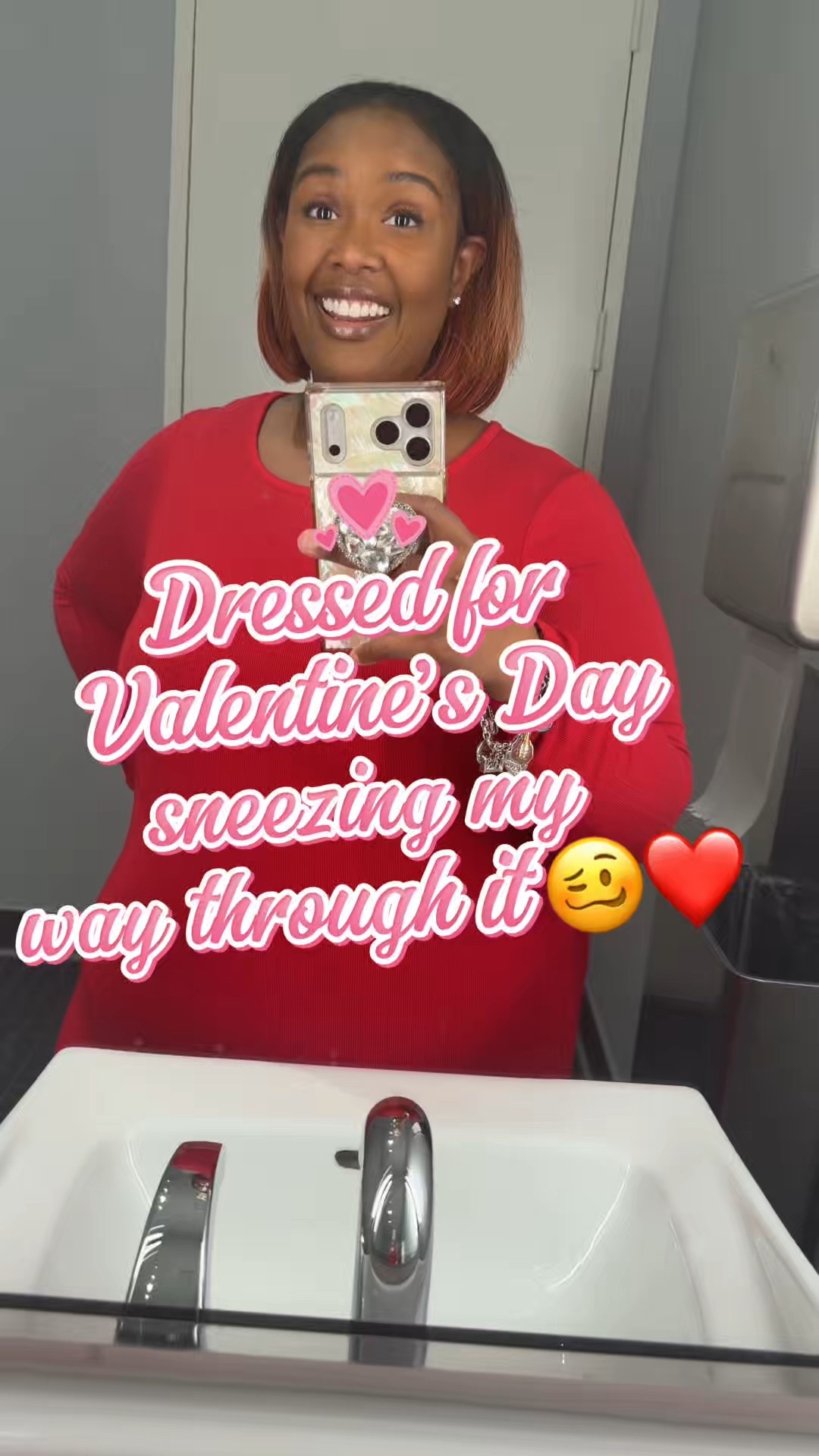 Wore red to the office because Valentine’s Day energy is non-negotiable ❤️
Even if my allergies are trying to take me out 🤧

This exact dress is sold out, but I linked some similar red dresses that give the same vibe — perfect for work, date night, or Galentine’s plans.

Tap the links and shop the look while I survive allergy season 😅

#LTKdayinmylife #LTKValentine #LTKPlusSize