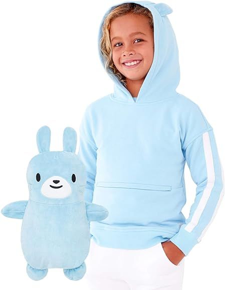 Cubcoats Kids Transforming 2 in 1 Pullover Sweatshirt with Hood and Convertible Soft Character Pl... | Amazon (US)