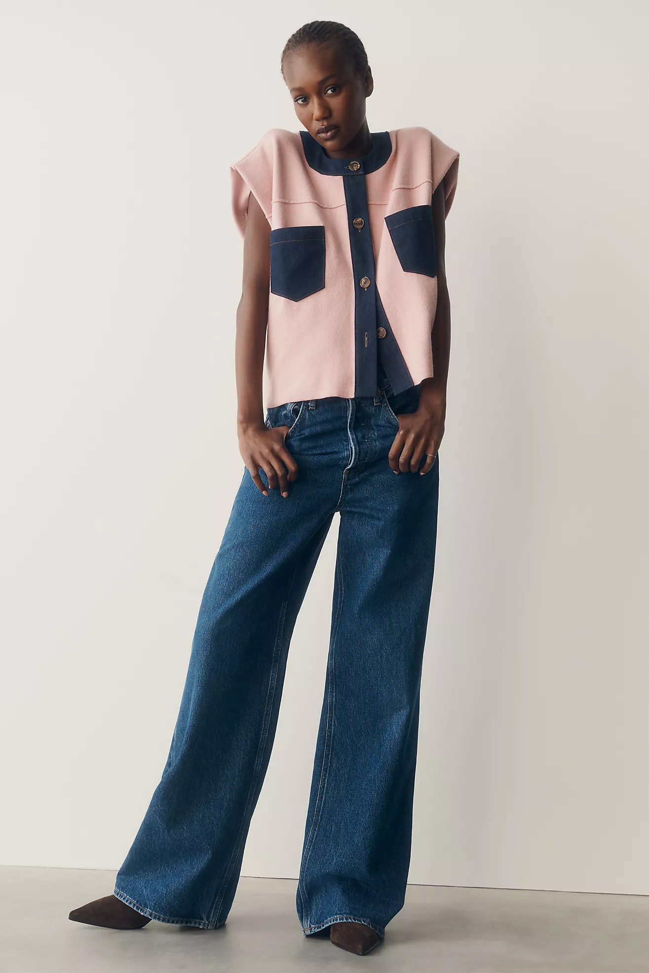 Pilcro Cardigan Sweater Vest | Anthropologie (US)