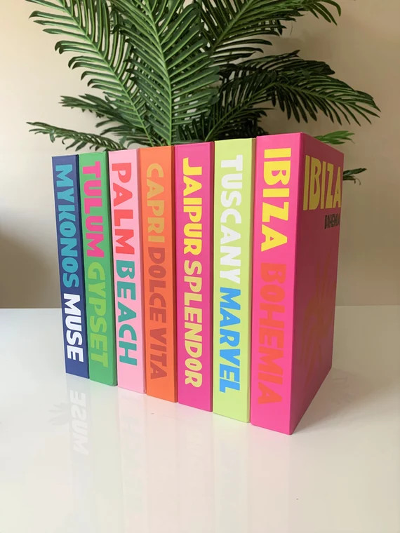 Openable Book Box "set of 8" Fake Books, Coffee Table Decor, Luxury Book, Book Staging, Colour Bo... | Etsy (US)