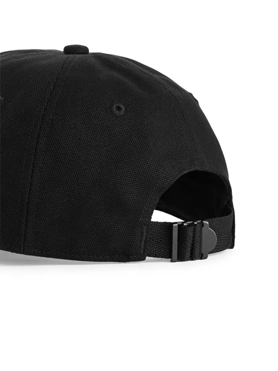 Cotton Canvas Cap - Black - ARKET PL | ARKET (US&UK)