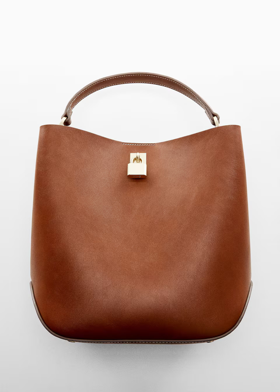 Shopper bag with padlock -  Women | Mango United Kingdom | MANGO (UK)