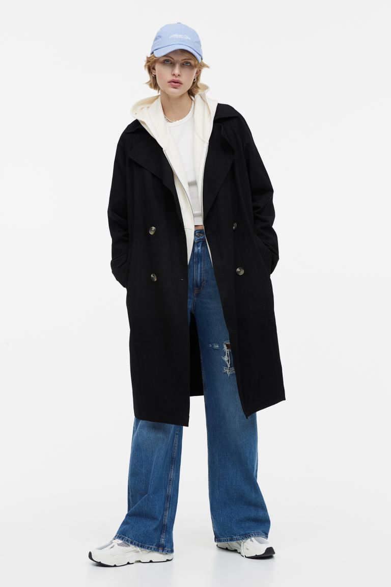 Cotton Twill Trench Coat | H&M (US)