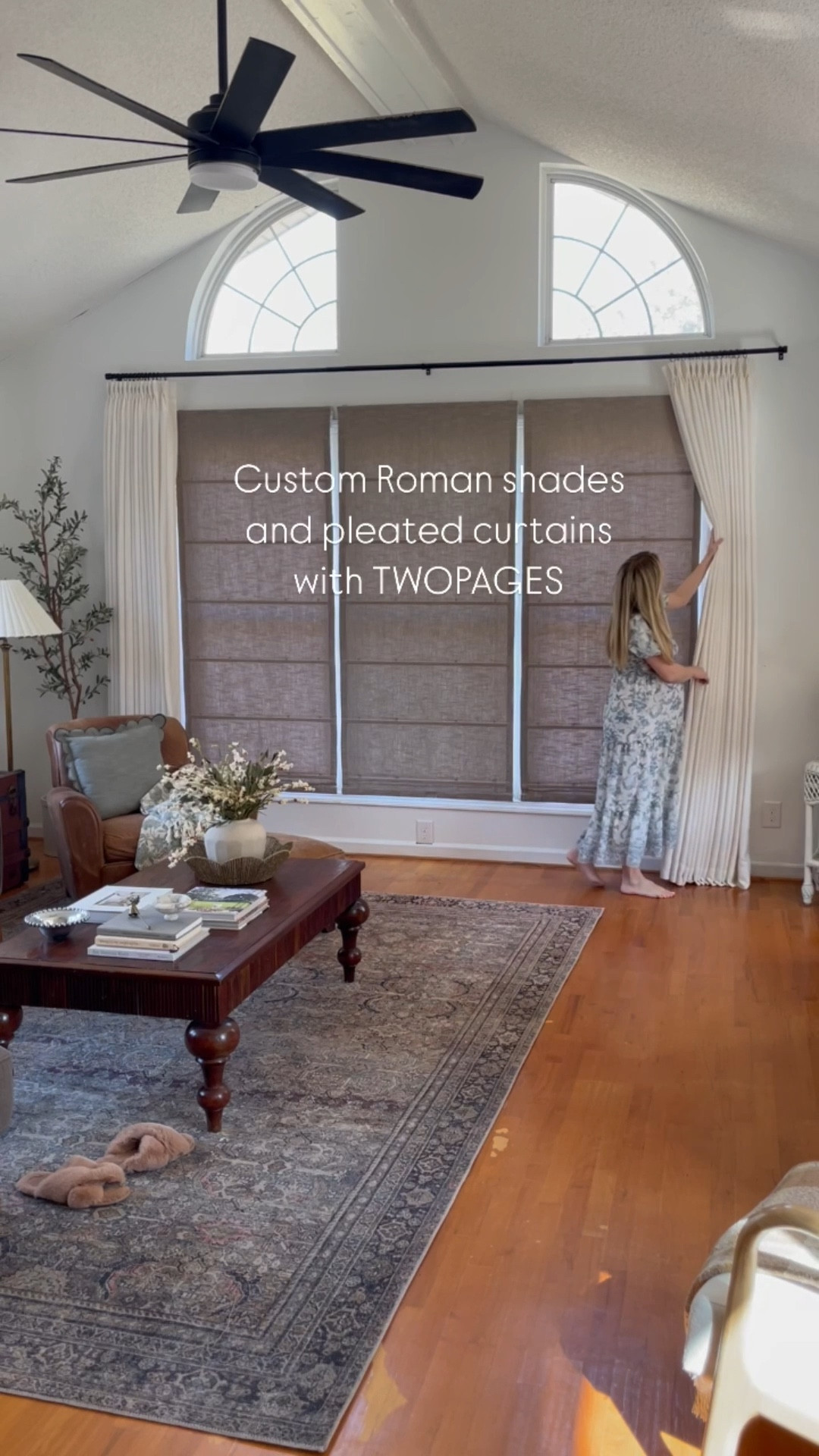 IG: Thekimmycox 
I love my new triple pleated linen curtains and Roman shades from Two Pages Curtains! They are so luxurious and really made a bold impact on this window! Use my discount code KIMCOX to receive 15% off your order! 

Window treatments, two pages home, custom curtains, curtains, Roman shades, before and after, home decor 

#LTKStyleTip #LTKWatchNow #LTKHome