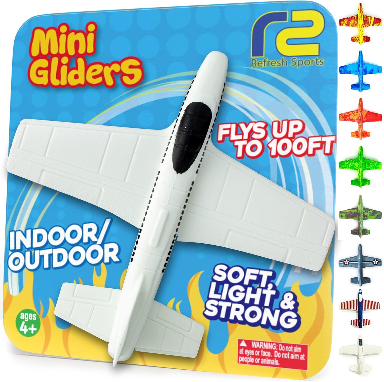 Airplane Toy Foam Glider: Airplane Toys For 3 Year Old & Airplanes For Kids 2-4 Toy Airplane For ... | Amazon (US)