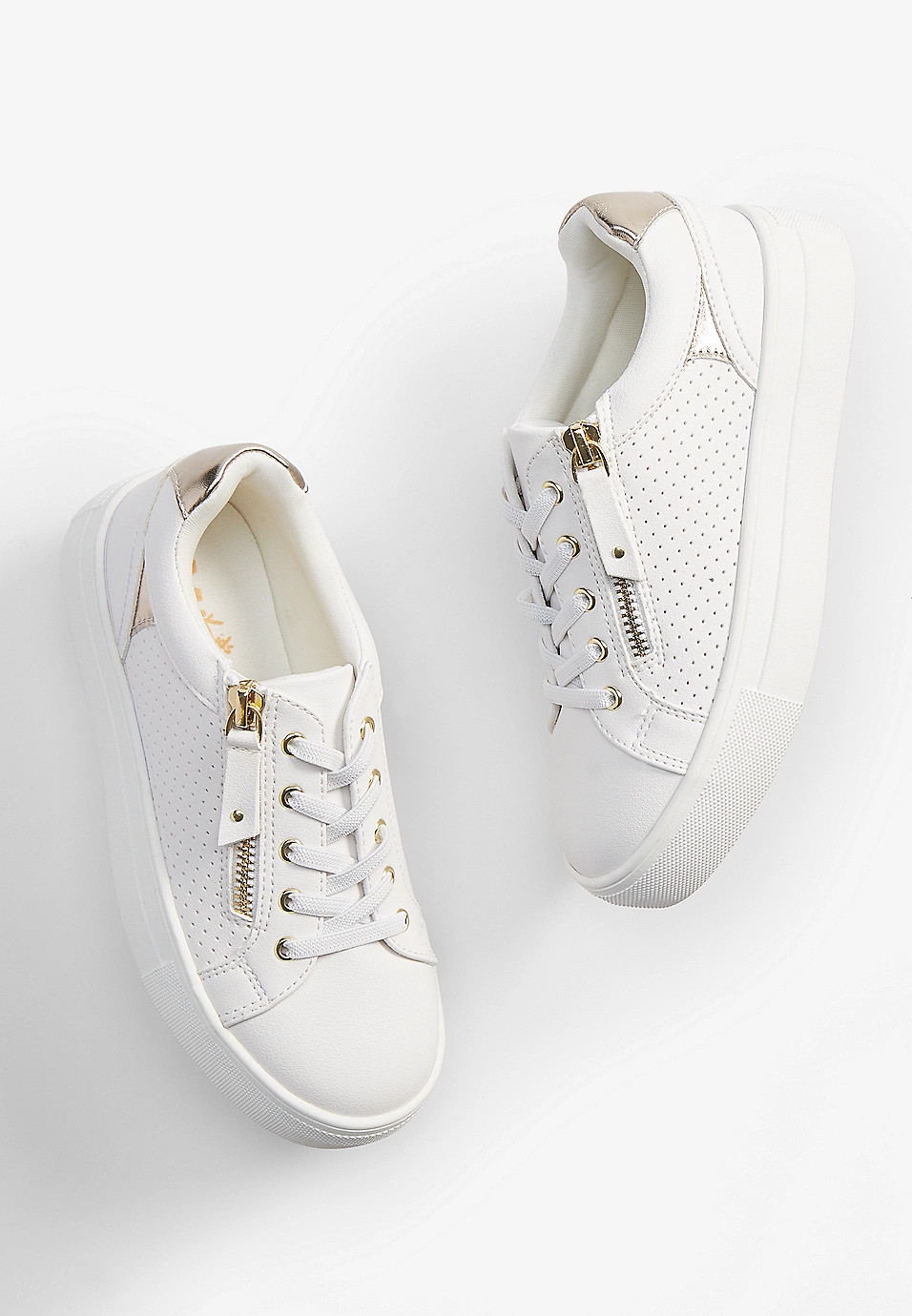 Girls Perforated Sneakers | Maurices