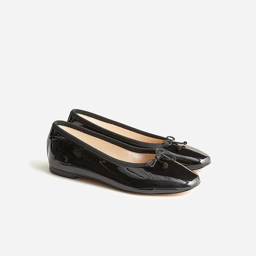 Zoe ballet flats in Italian patent leather | J. Crew US