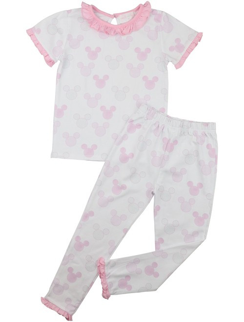 Pink Mouse Ears Print Pajamas | Cecil and Lou
