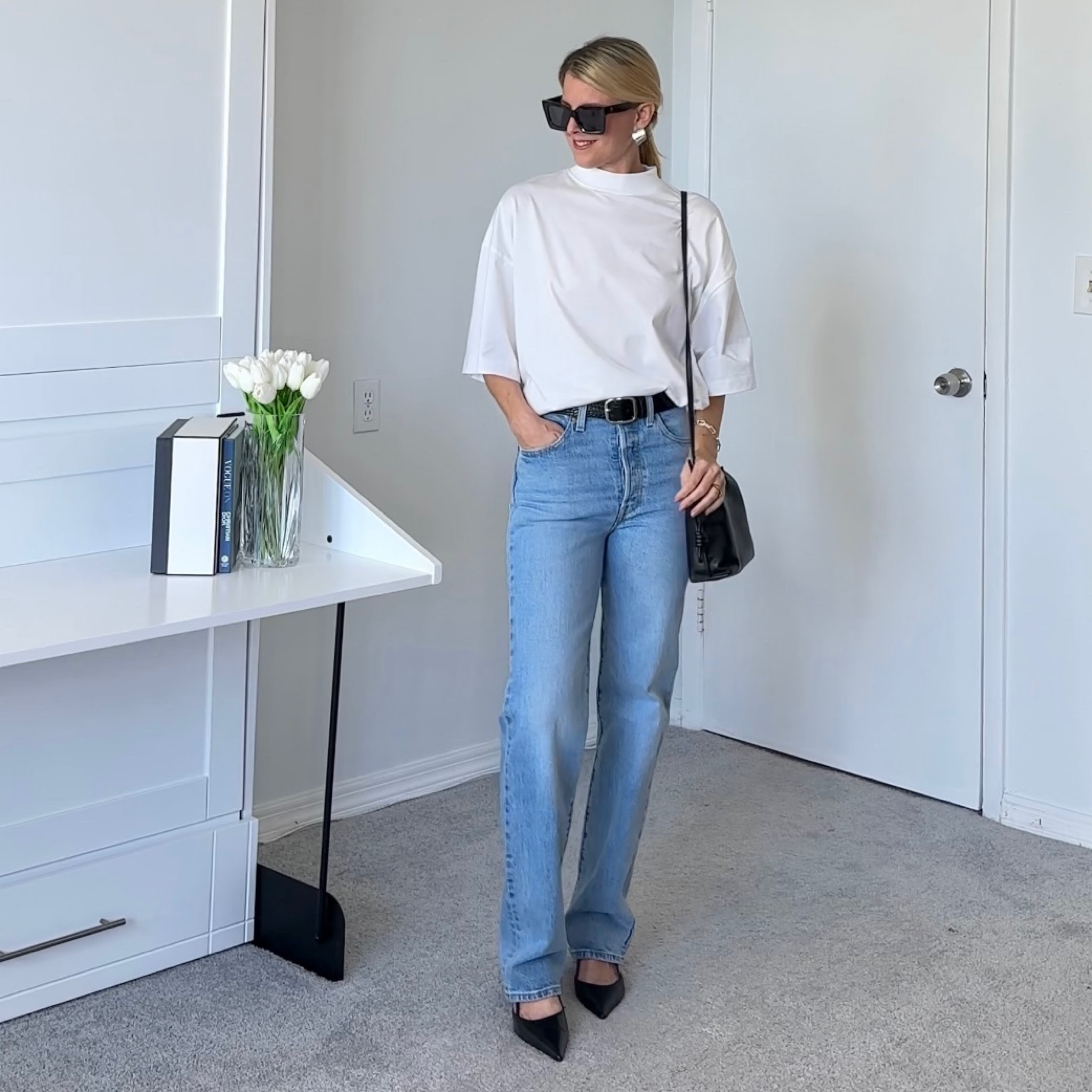 Styling a full volume tee with ribcage jeans 

#LTKFind #LTKSeasonal