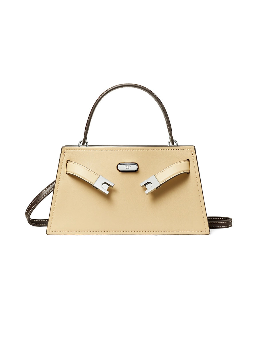 Women's Lee Radziwill Petite Leather Top Handle Bag - Praline | Saks Fifth Avenue