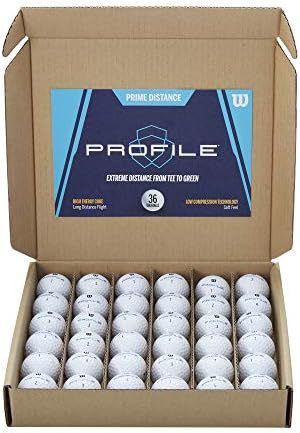 WILSON Profile Distance Golf Ball 36 pack | Amazon (US)