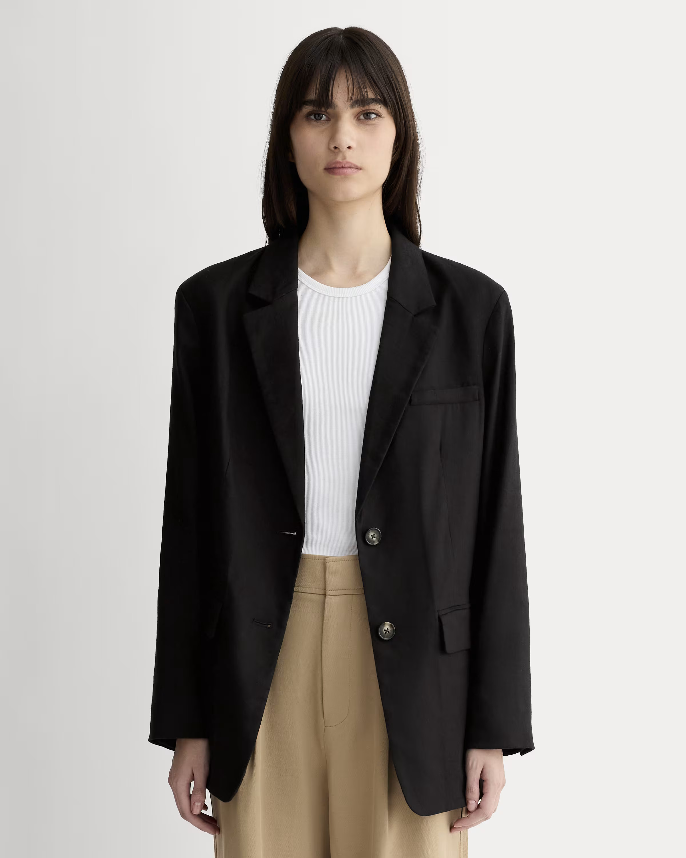The Oversized Blazer in Stretch Linen | Everlane