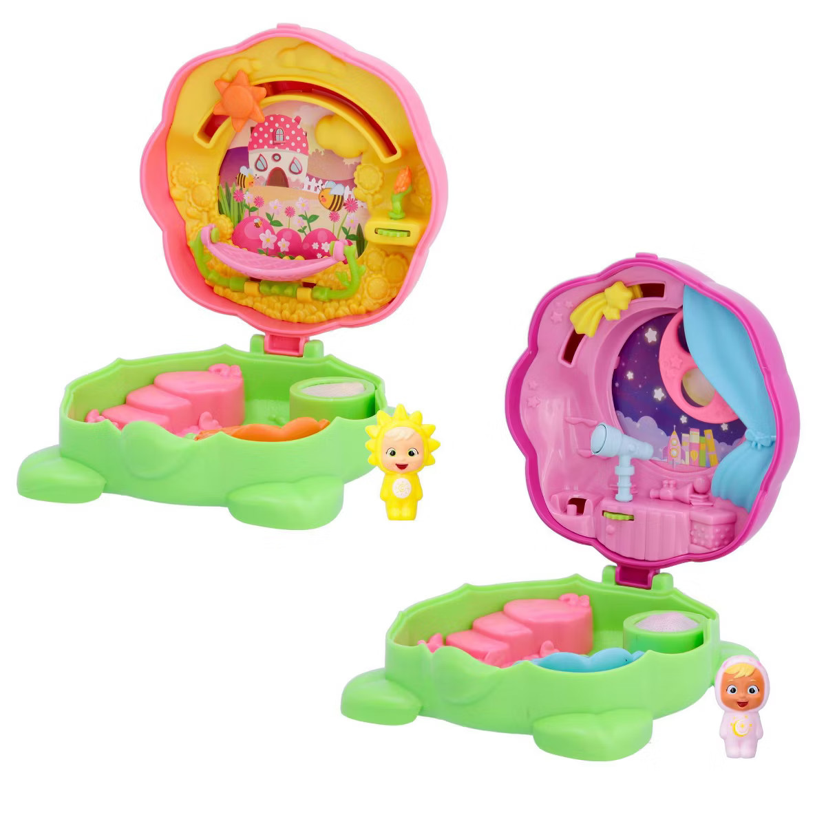 Little Changers by Cry Babies Eco-Friendly Flower Compact Miniature Playset (Styles May Vary) | Target