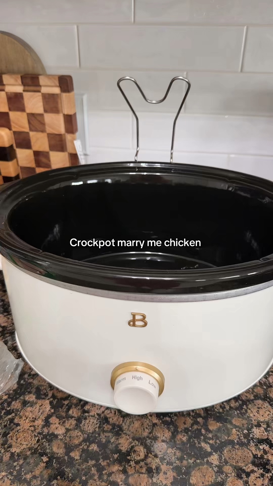 Crockpot marry me chicken!