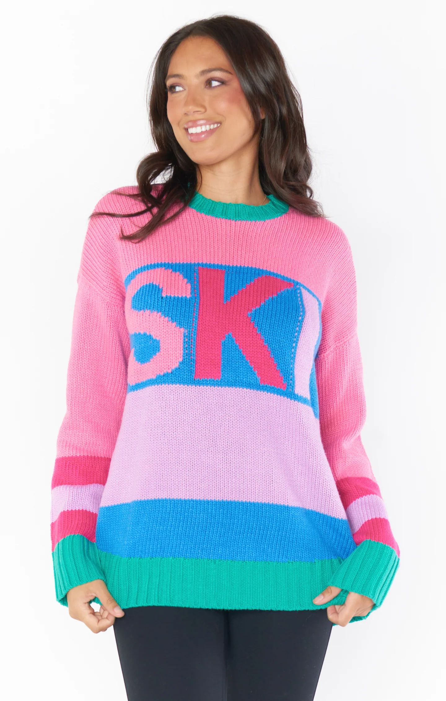 Ski in Sweater ~ Ski Knit Black | Show Me Your Mumu