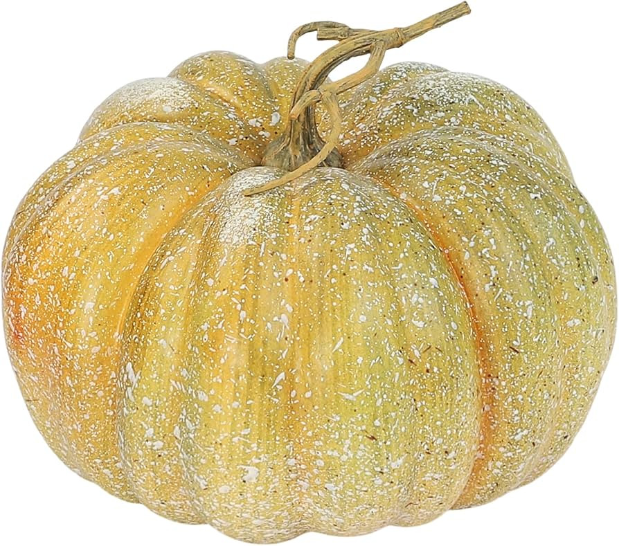 Coferset Artificial Faux Pumpkin for Fall Decor,Yellow Green | Amazon (US)
