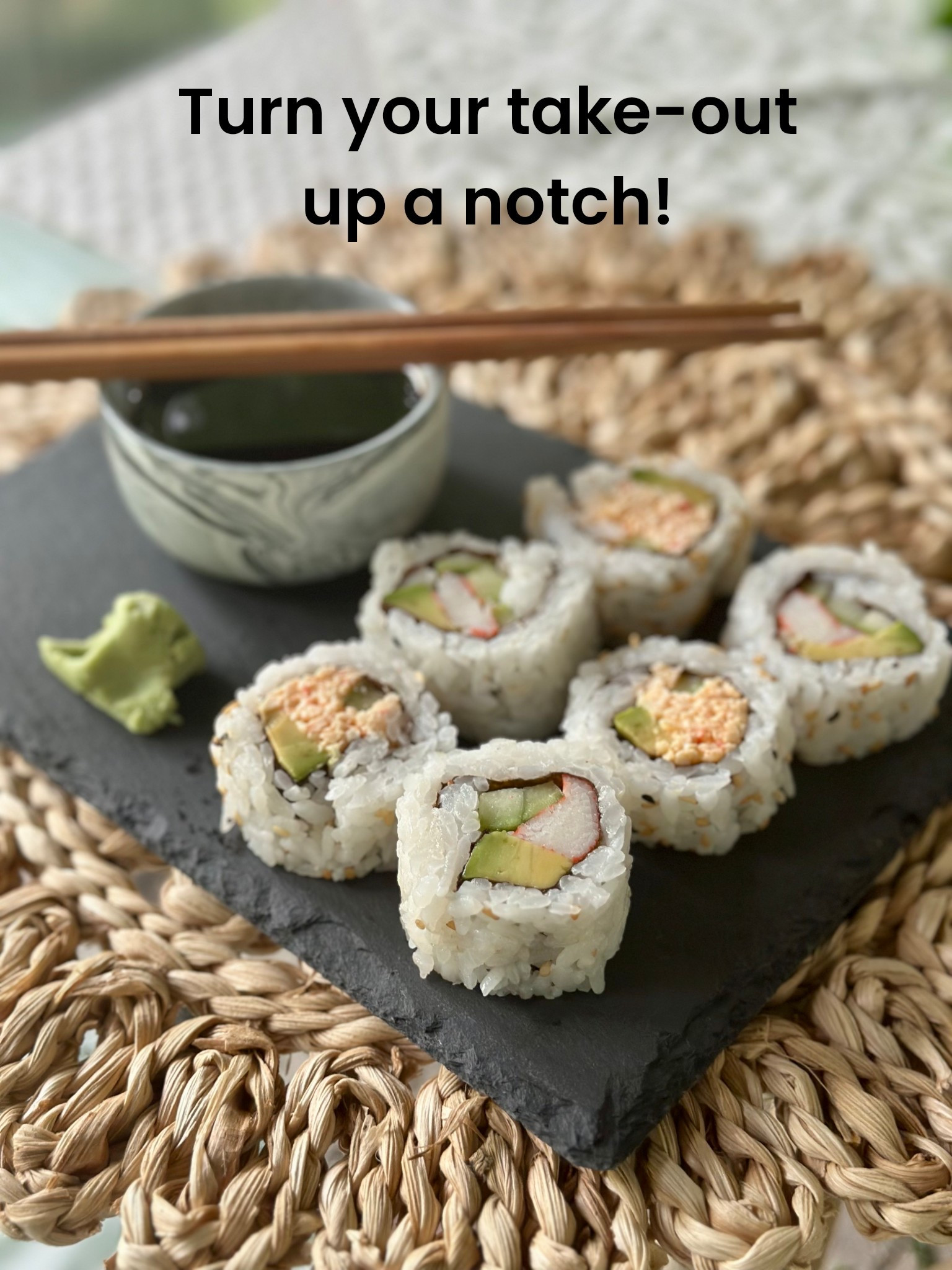 You're too good to eat out of plastic containers! Create a moment for your sushi take-out by serving it on slate plates and pouring the sauce into pretty bowls! These bowls are on clearance, so buy them now!

#LTKStyleTip #LTKSaleAlert #LTKU