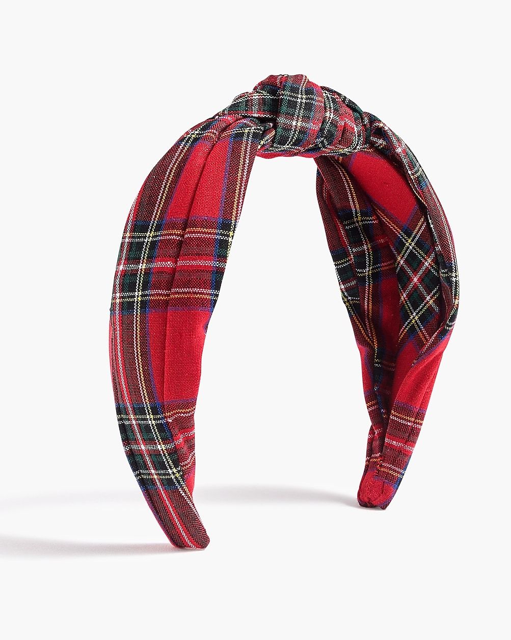 Tartan knot headband | J.Crew Factory