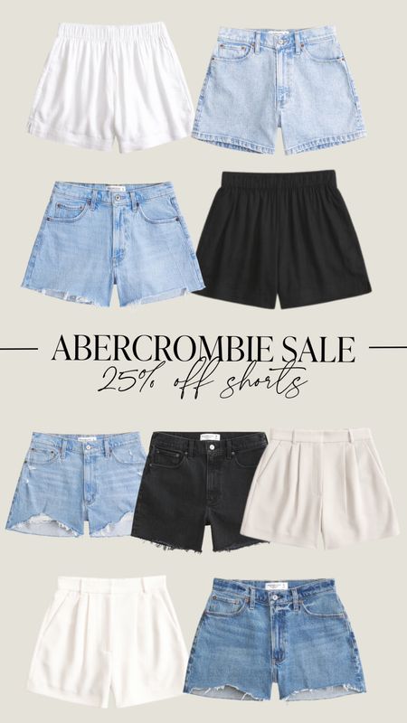 These denim, linen and tailored shorts are 25% off at Abercrombie!

#LTKSaleAlert #LTKSeasonal #LTKStyleTip