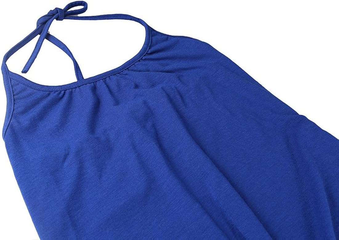 Darkyazi Baby Summer Jumpsuits for Girls Kids Cute Backless Harem Strap Romper Jumpsuit Toddler P... | Amazon (US)