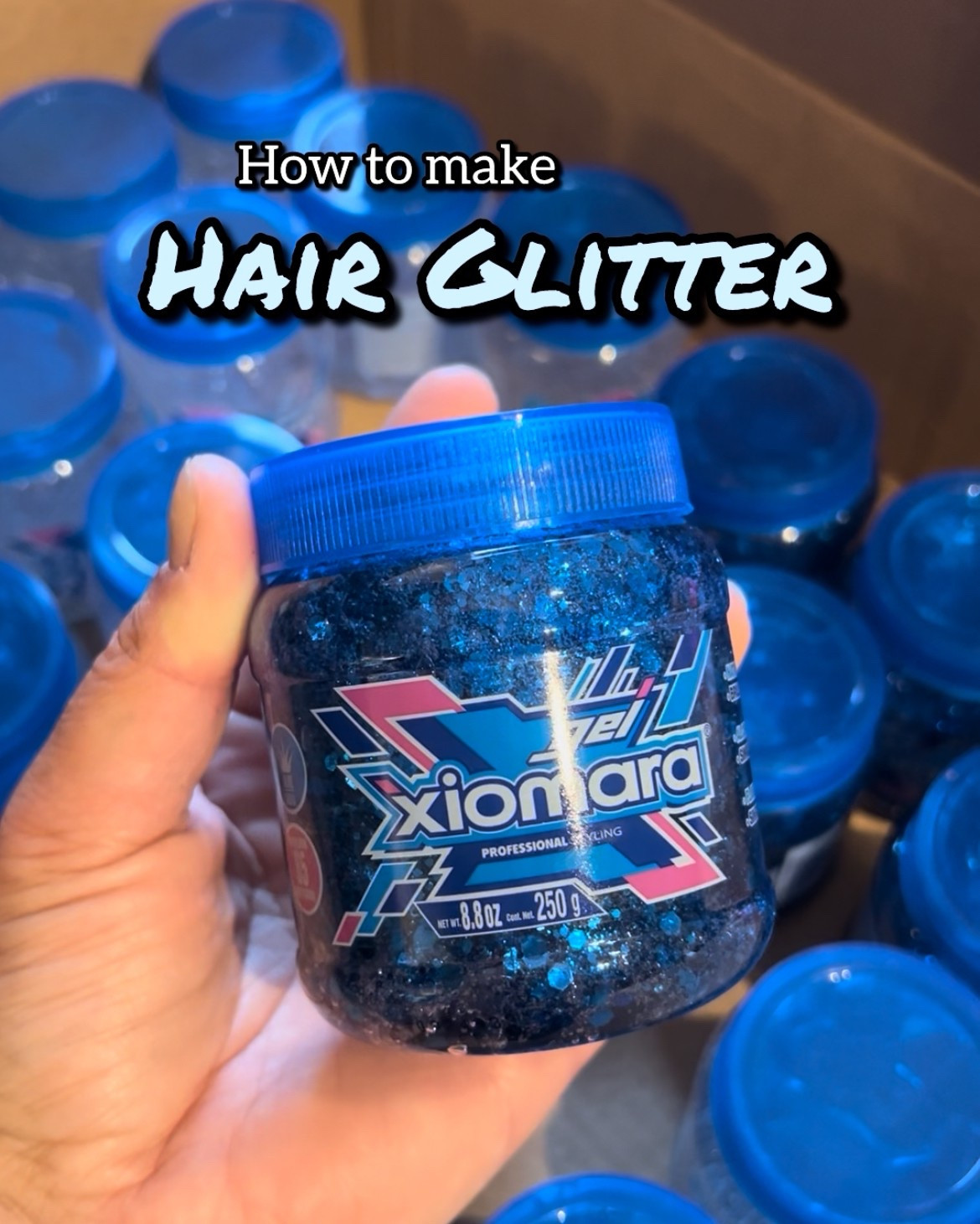 How to make Hair Glitter for any sport!! You need clear hair gel, any kind will work but I love this 4 pack! This way I could make them for the whole team! Then choose your team color in “chunky glitter”, it has to be chunky. Then it’s up to you if you want it to be iridescent or not, you’ll notice when it is there is almost a rainbow effect that shines off of the glitter. So I did NOT use iridescent. I used about 6-8 spoonfuls of glitter in each clear gel jar. Then stir really really well! It’s that easy!! 

#hairglitter #girlmom #sports #sportshair #softballhair #soccerhair #cheerhair #gymnasticshair #girlshair #hairidea #sparklehair #sportsmom #girlhairidea #diyhairgel 

#LTKKids #LTKFindsUnder50 #LTKParties