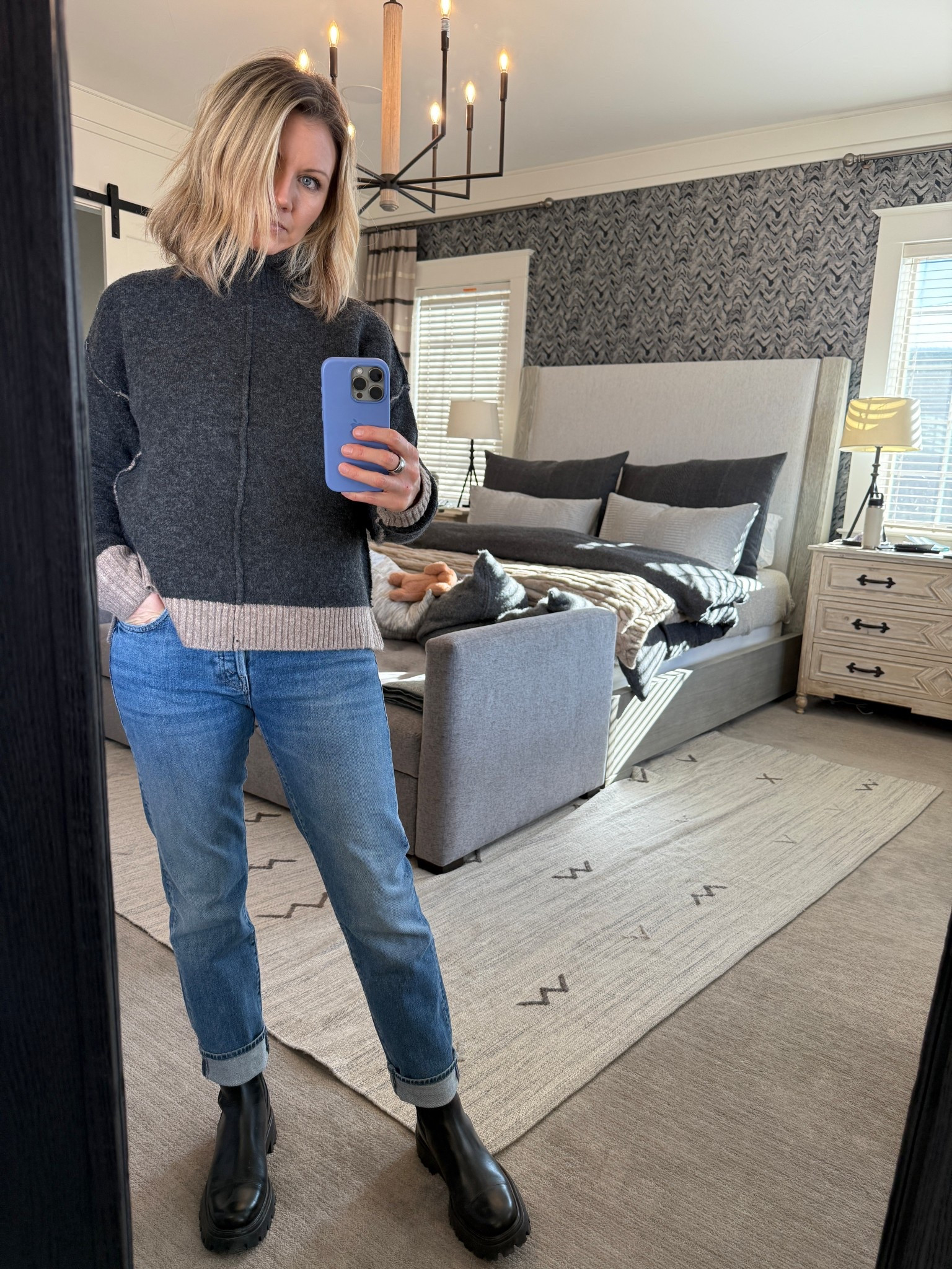 Sunday Vibes 
This sweater is a favorite and it’s on sale with a code!  Making it under $50 
I’m wearing an XS but could easily go to a small
Jeans are Mother
Boots are Stuart Weitzman Fall 2024 

#LTKOver40 #LTKSeasonal #LTKmomlife