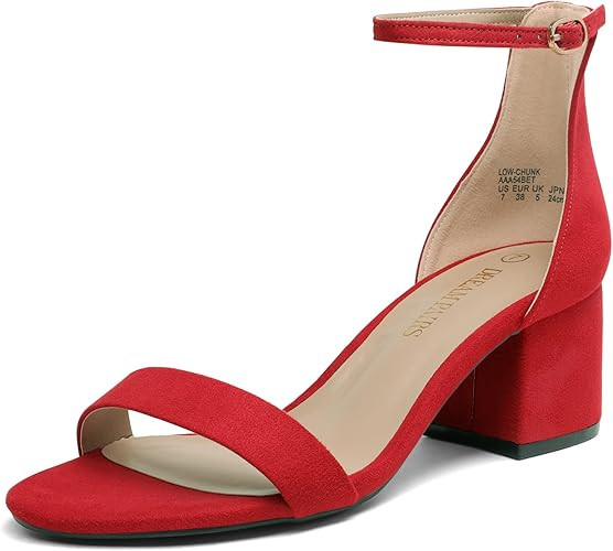 PARES DREAM COMBINAM Sandálias de bomba de salto baixo de baixo pedaço feminino | Amazon (US)