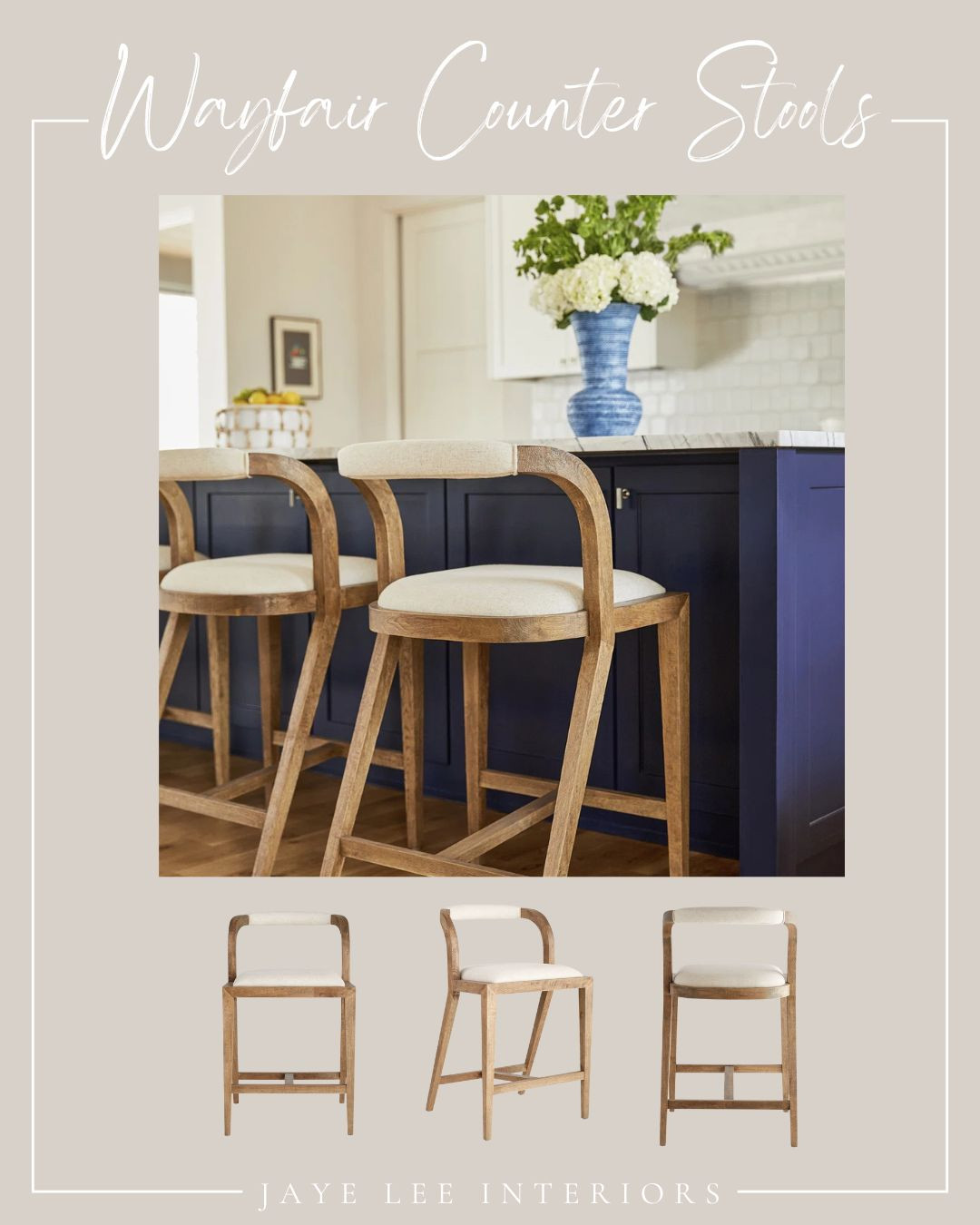 Loving these gorgeous counter stools from Cyan Designs (via Wayfair)! bar stools, counter stools, high back counter stool, kitchen counter stool, kitchen island seating, dining chairs, dining furniture, counter height stool,  natural wood stool, traditional bar stools, coastal home styling, designer furniture, designer bar stools, Furniture Sale, 

#LTKHome#LTKSaleAlert#LTKFamily#LTKStyleTip 

 