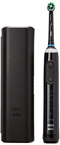 Oral-B Genius X Electric Toothbrush with Artifical Intelligence, App Connected Handle, 1 Toothbrush Head & Travel Case, 6 Mode Display with Teeth Whitening, 2 Pin UK Plug, Black | Amazon (UK)