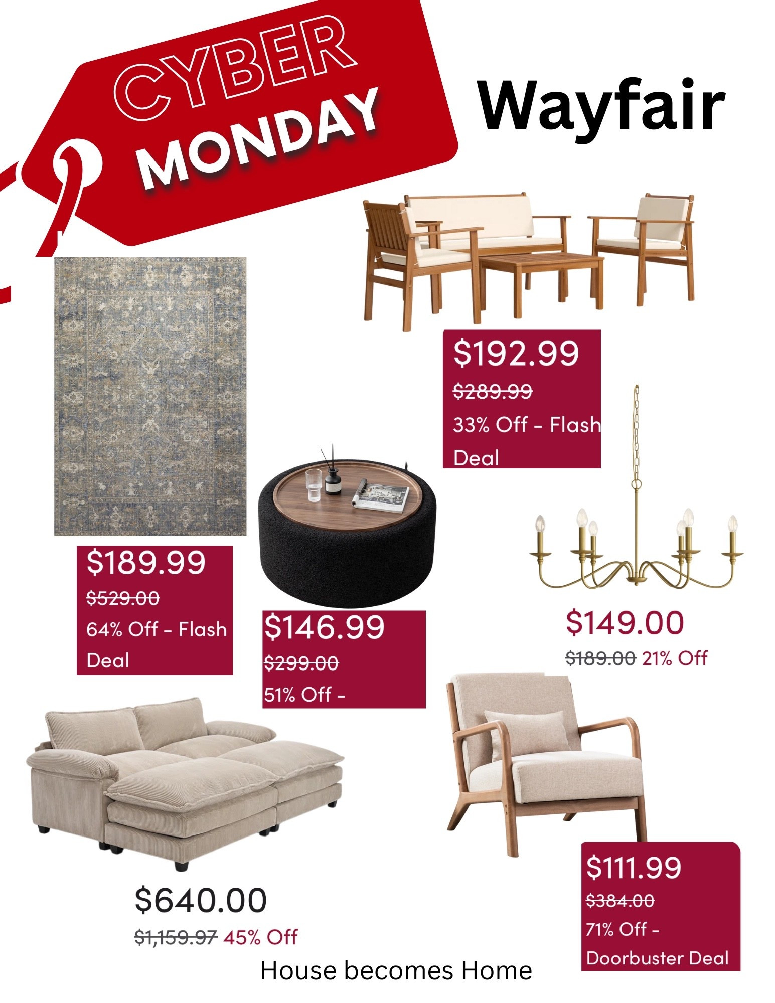 Wayfair Cyber Monday deals! 

#LTKSaleAlert #LTKCyberWeek #LTKHoliday