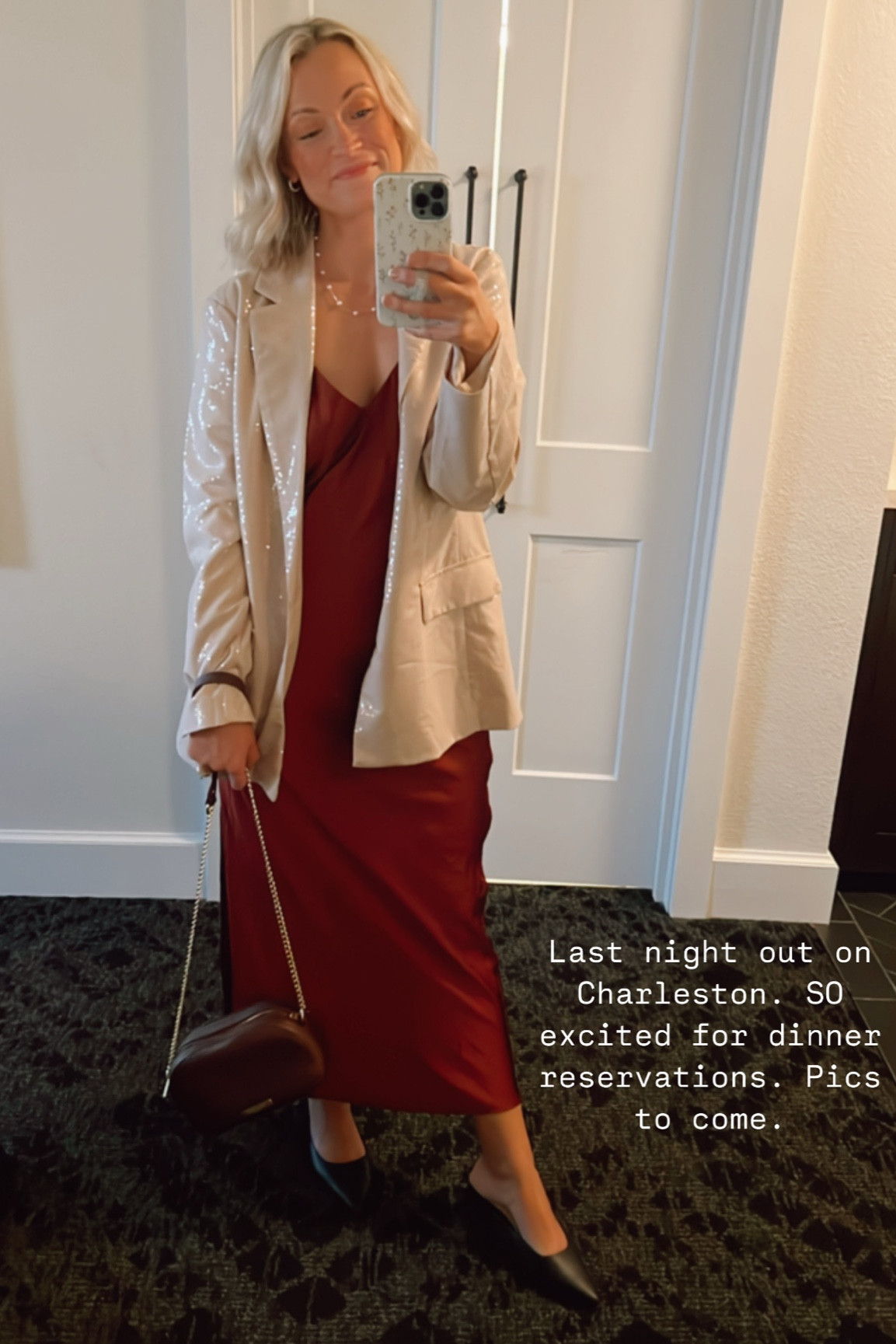 The perfect slip dress from target! Sadly, the blazer is sold out from target too. The one I linked seems similar! 

#LTKFindsUnder50 #LTKFindsUnder100 #LTKStyleTip