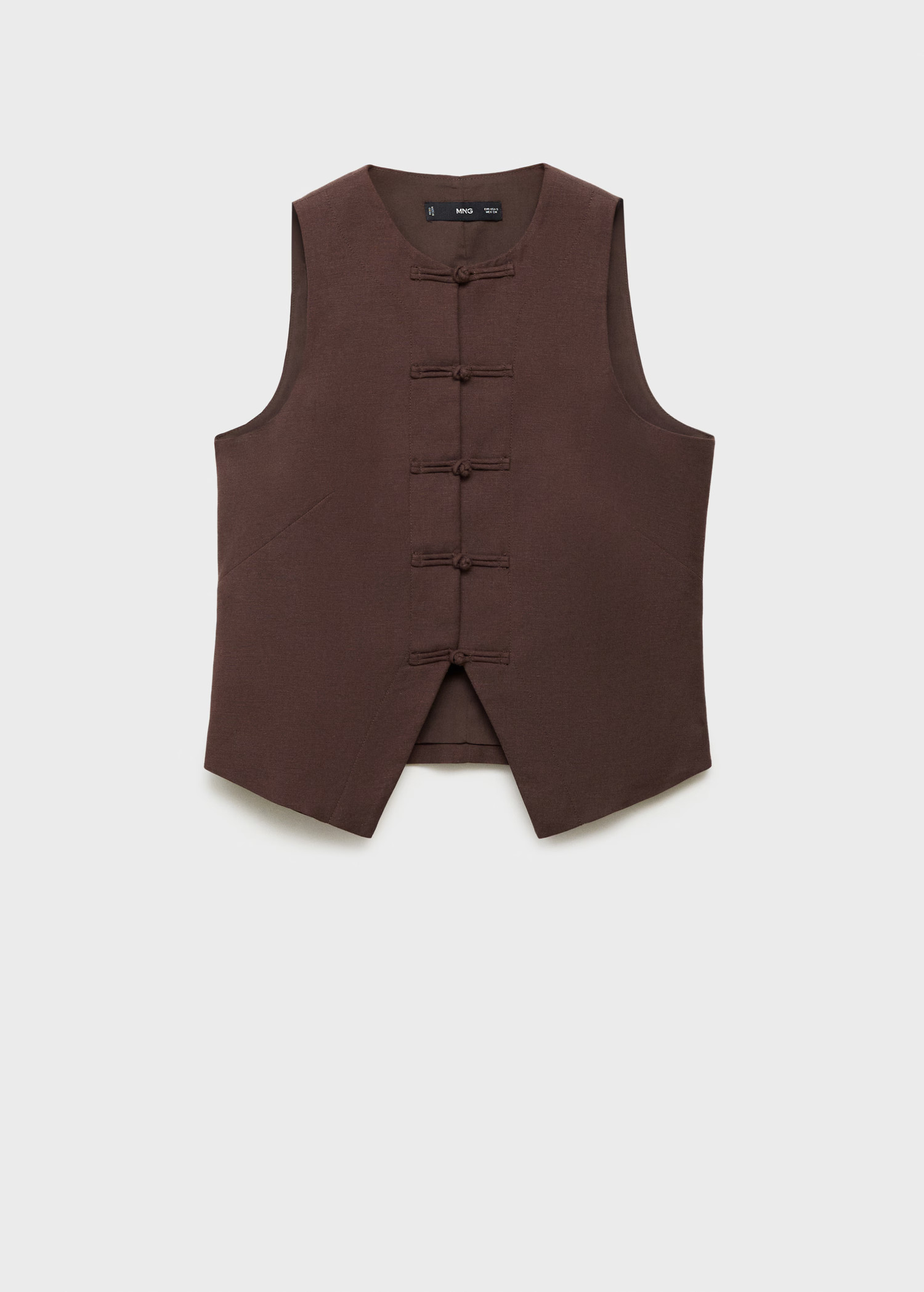 Linen-blend suit vest - Women | MANGO USA | Mango (US/MX/AU)