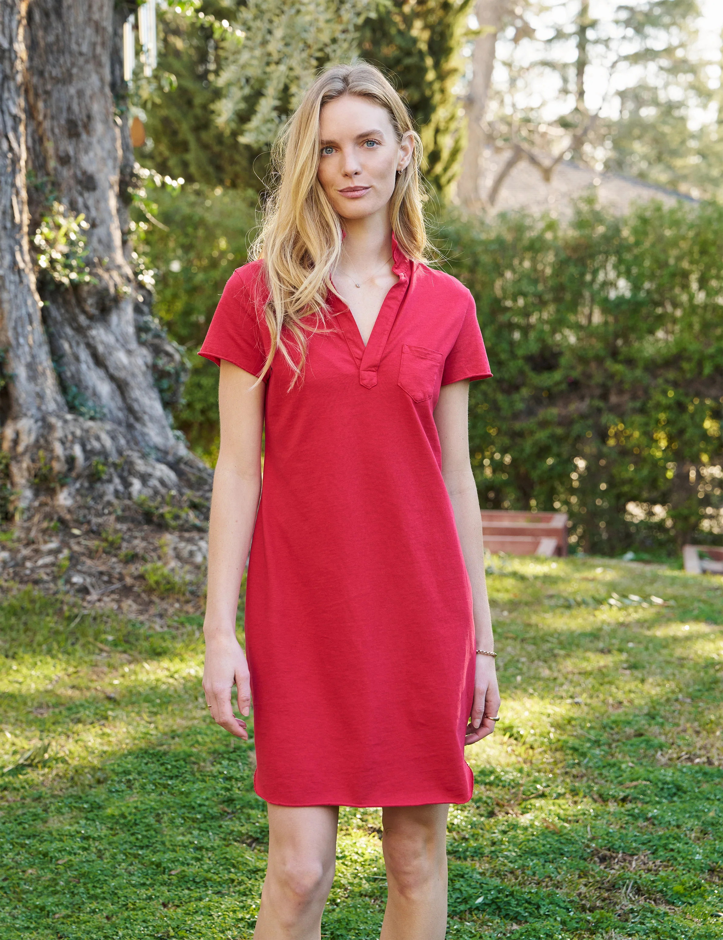 LAUREN Double Decker Red, Heritage Jersey | Frank & Eileen