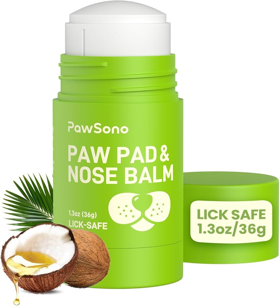 Lick-Safe Dog Paw & Nose Balm Stick with Coconut Oil | All-Natural Moisturizer & Soother for Dry,... | Amazon (US)