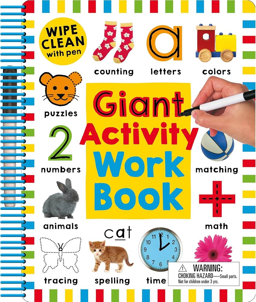 Wipe Clean: Giant Activity Workbook (Wipe Clean Activity Books) | Amazon (US)