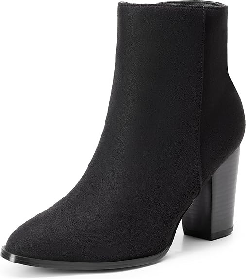 DREAM PAIRS Women's Ankle Boots Chunky Block Heel Booties | Amazon (US)