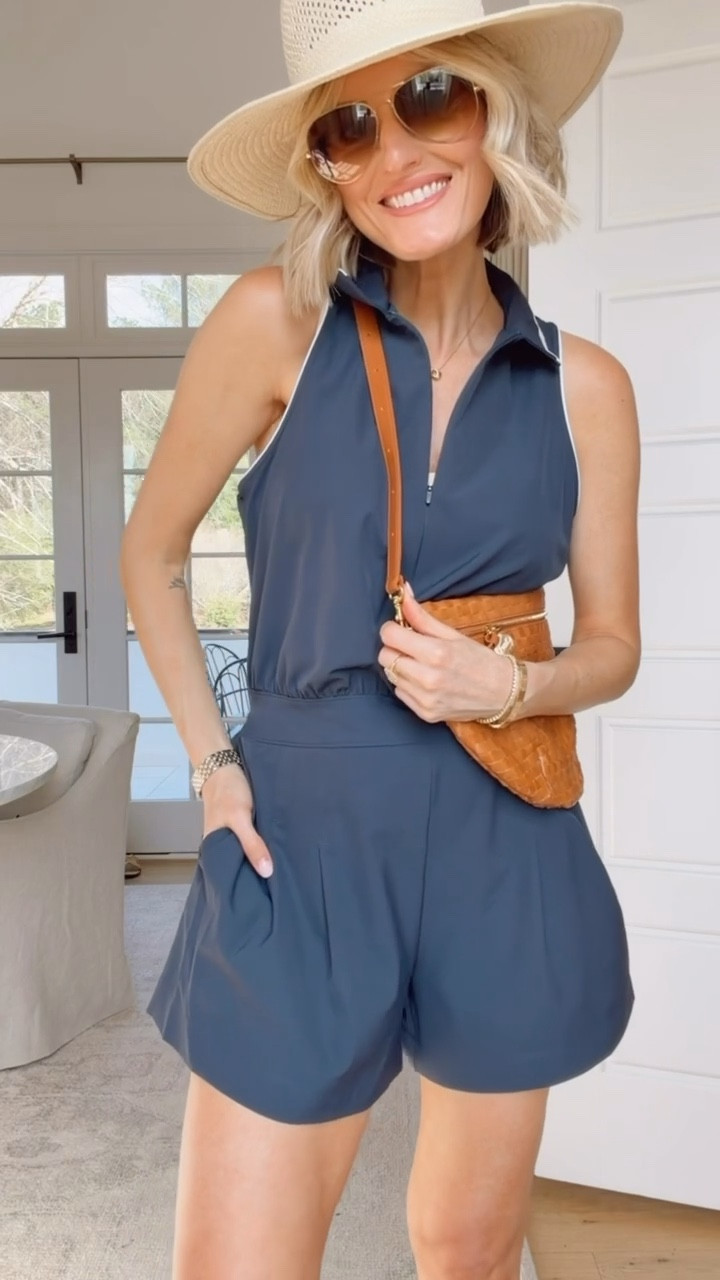 This navy romper is under $45! The zipper on the top makes it great for breastfeeding! Wearing S.

Loverly Grey, Target find, Target activewear, romper, athleisure

#LTKActive #LTKootd #LTKSeasonal