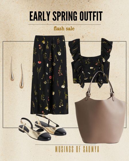 Early spring outfit, all pieces are under $50