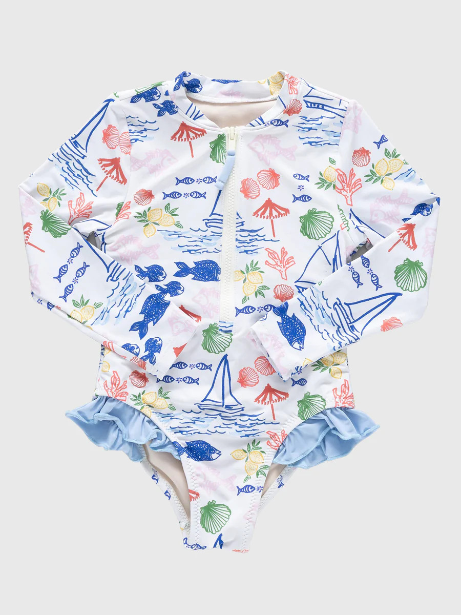 Pink Chicken Girls' Arden One-Piece Swimsuit | Saint Bernard