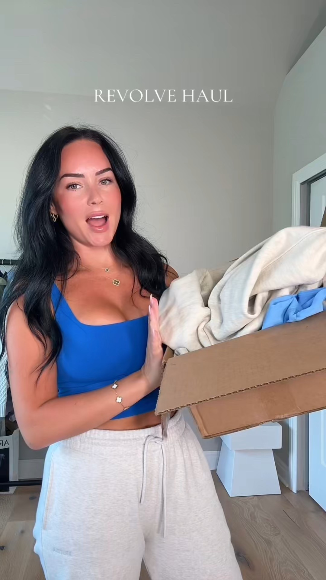 Revolve Haul ✨ 

I will post a try on of everything soon! I will have my order + my outfit on my LTK in the revolve section! 

My Sizing 5’7, 145lbs, 32dd 
I’m wearing a size small top, size small tall sweats 


#LTKActive #LTKSaleAlert #LTKStyleTip