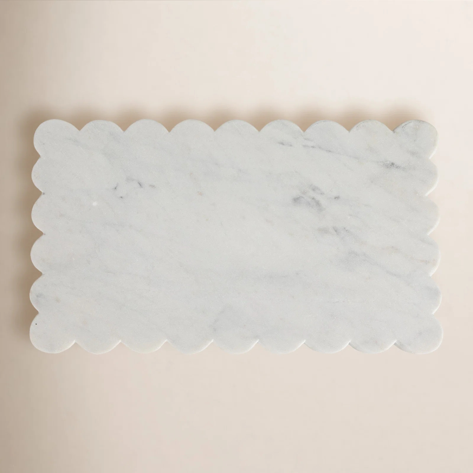 Marble Cheese Board With Scalloped Edge | Birch Lane