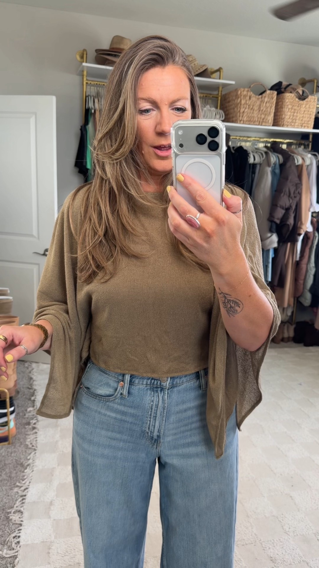 Large top, 30 tall jeans (also saved 🇨🇦 links for jeans) 

#LTKTall #LTKOver40