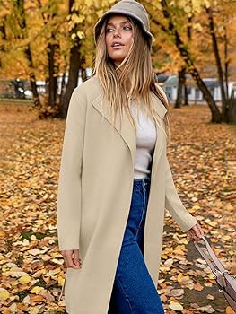 ANRABESS Women's Casual Long Sleeve Classy Draped Open Front Jackets Long Knitted Cardigan Sweate... | Amazon (US)
