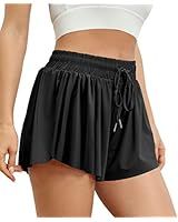 Flowy Athletic Shorts for Women Gym Yoga Workout Running Skort Spandex Butterfly Tennis Skirts Cu... | Amazon (US)