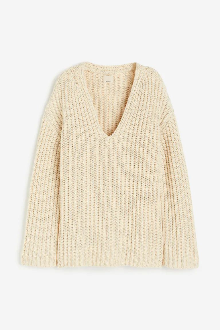 Wool-blend V-neck Sweater | H&M (US + CA)