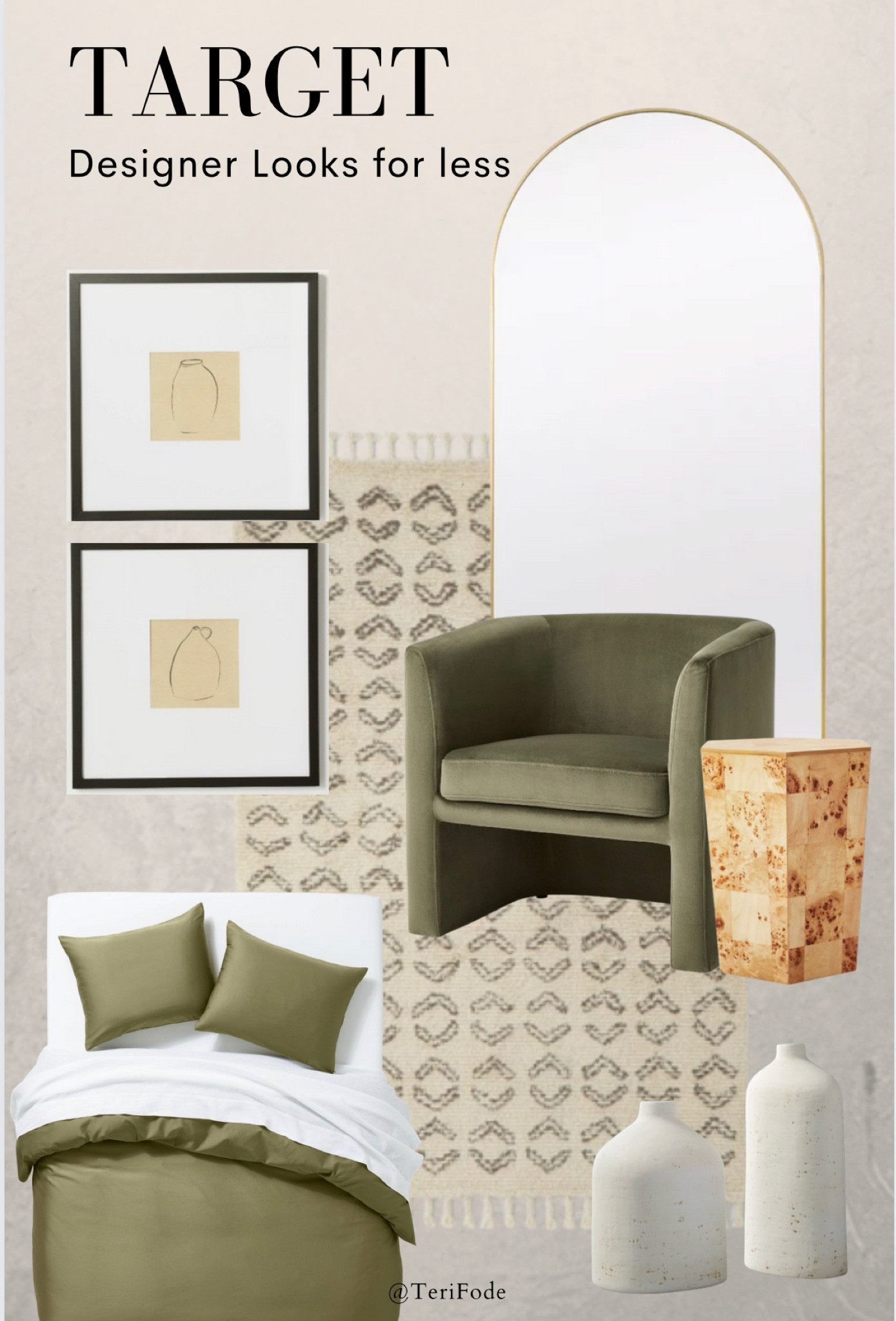 Designer looks for less at Target! A touch of green adds a bit of modern to any room! I love this look for adding color to neutrals!

#LTKhome #LTKstyletip #LTKunder100