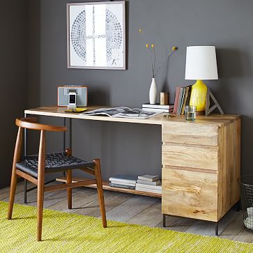 Industrial Modular Desk Set – Box File | West Elm (US)